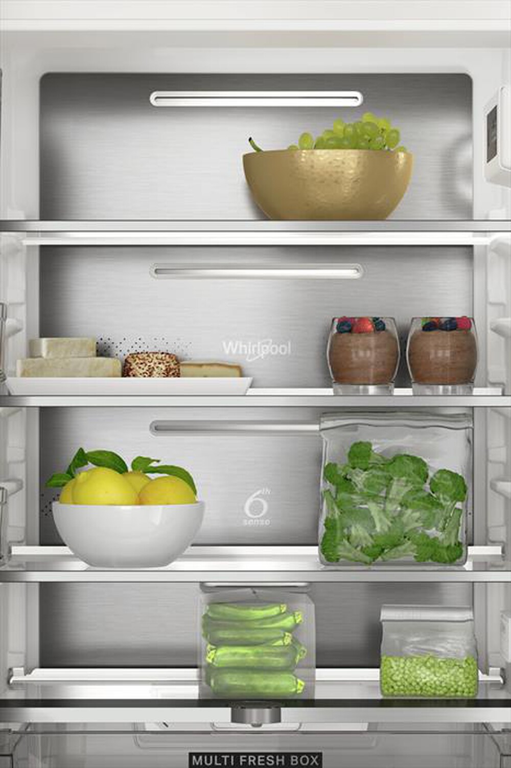 "WHIRLPOOL - Frigorifero Combinato WHC18 T141 Classe F-Bianco"