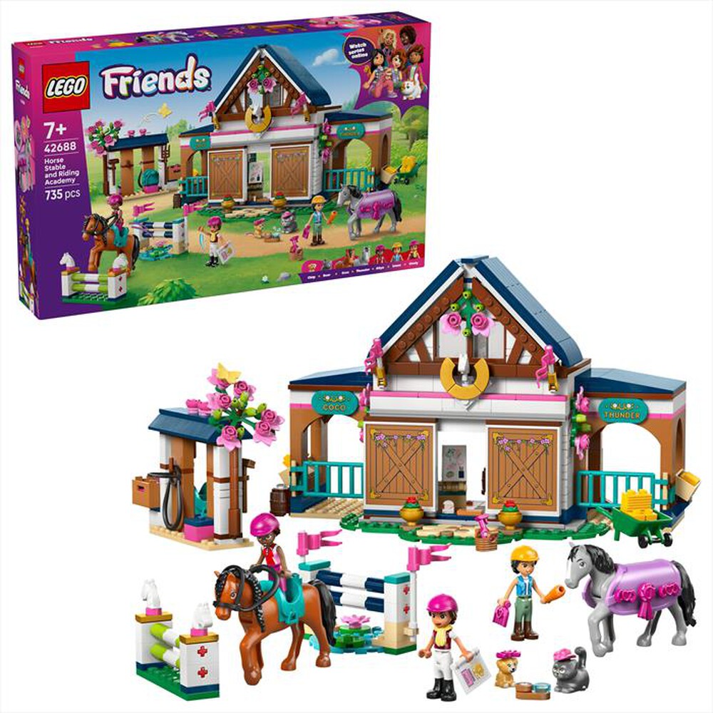 Immagine del prodotto LEGO - FRIENDS Scuderia e Accademia di equitazione -42688-Multicolore