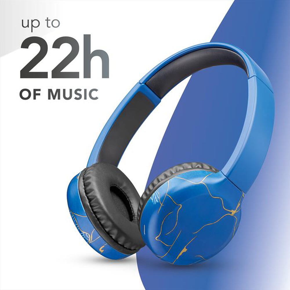 Immagine del prodotto CELLULARLINE - Cuffia wireless BTMUSICSOUNDFAN243-Blu