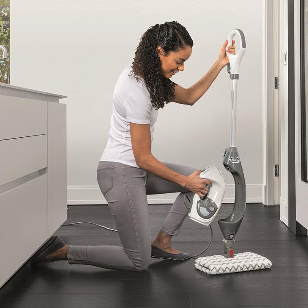 "SHARK - Pulitore vapore 2in1: Scopa & Pulitore S6005EU-Bianco"