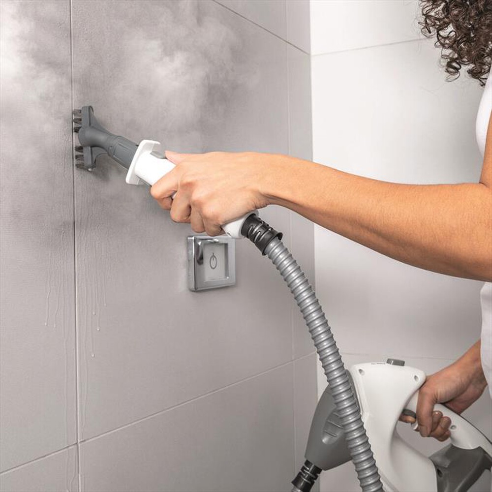 "SHARK - Pulitore vapore 2in1: Scopa & Pulitore S6005EU-Bianco"