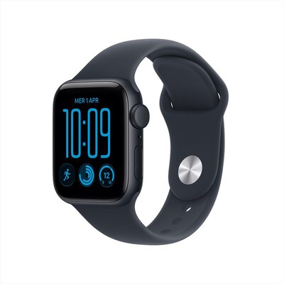 APPLE - Watch SE 3 GPS 40mm Alluminio Mezzanotte-Sport Band Blu marino - S/M