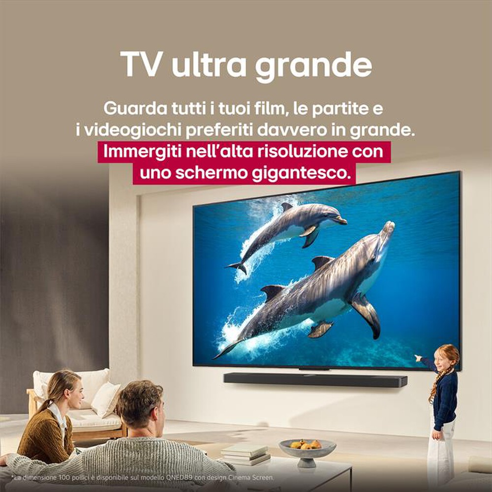 Immagine del prodotto LG - Smart TV MINI LED UHD 4K 85" QNED evo 85QNED93A6AQ-Black