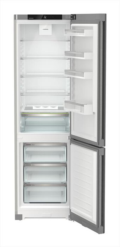 LIEBHERR - Frigorifero combinato CNSDC 5703-22 Classe C 371lt-Acciaio SmartSteel / Silver