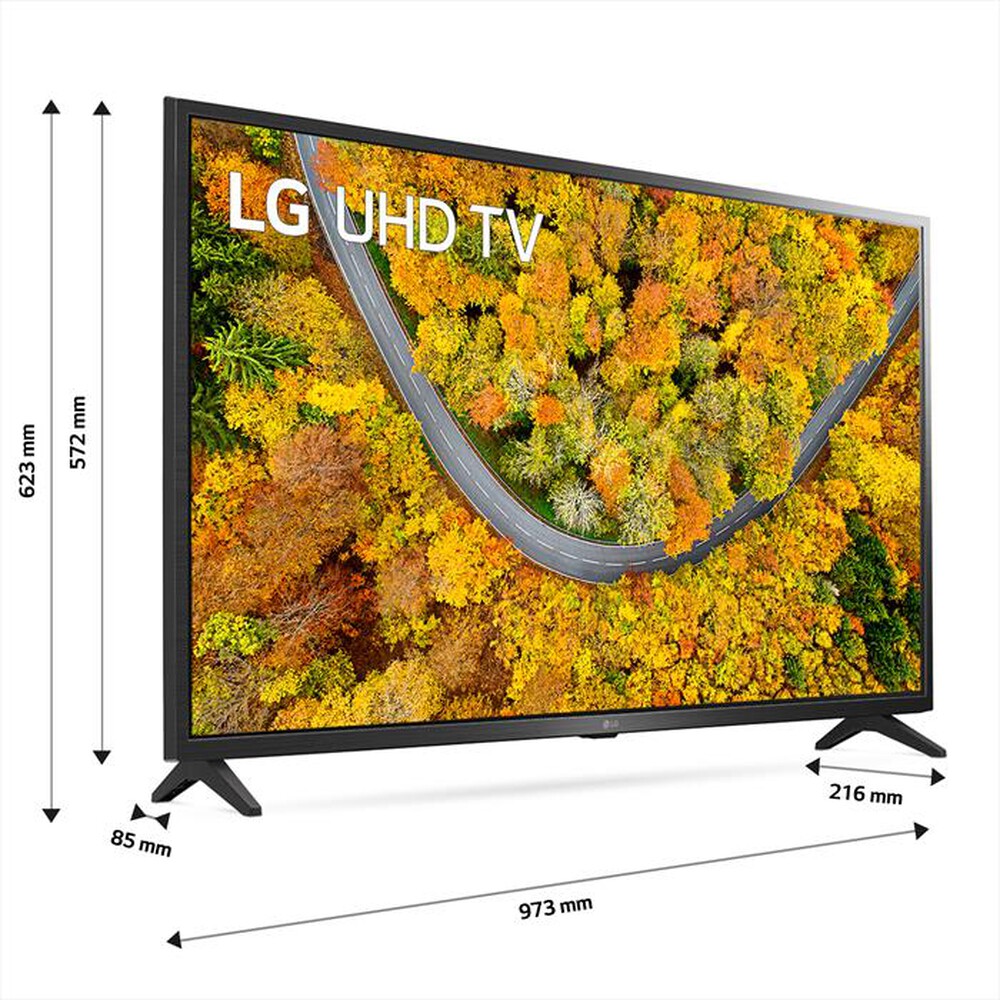 "LG - Smart TV UHD 4K 43\" 43UP75006LF-Dark Iron Gray"