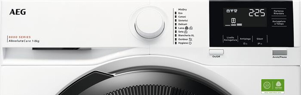 Immagine del prodotto AEG - Asciugatrice TR8HGBG8B 8 Kg Classe B-Bianco
