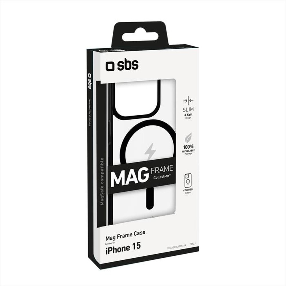 Immagine del prodotto SBS - Custodia TEMAGCOLIP1561K per iPhone 15-Nero