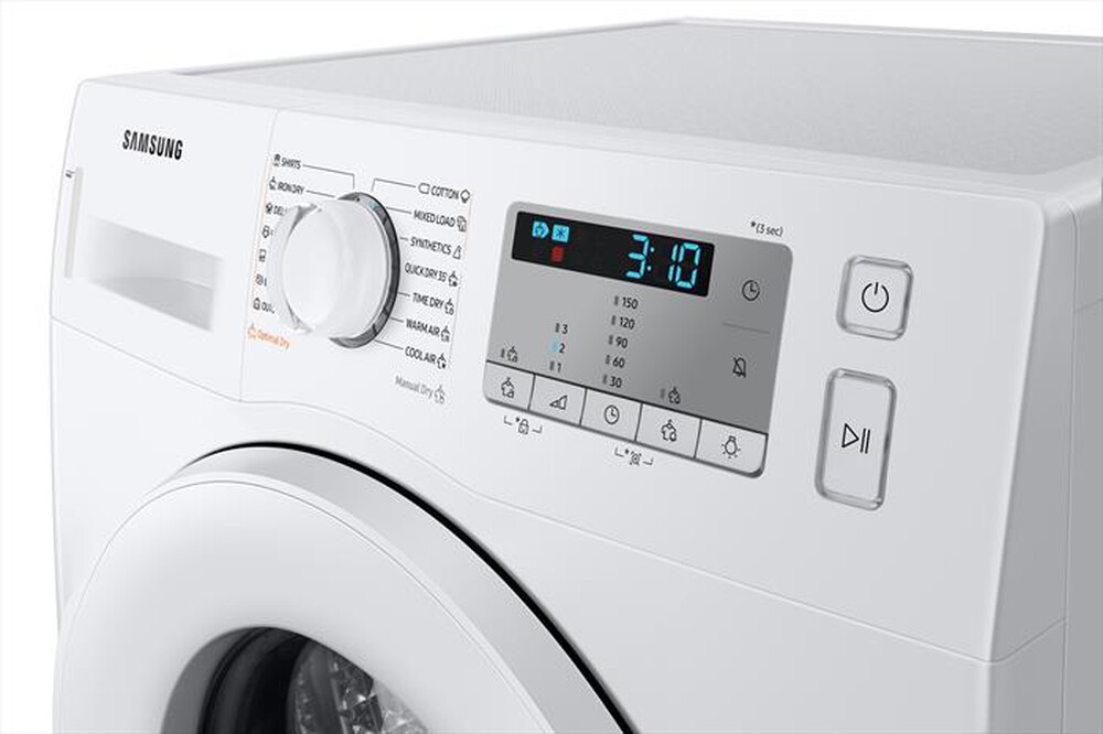 "SAMSUNG - Asciugatrice DV80TA020TH/ET - 8 Kg - A++-bianco oblò Crystal White"