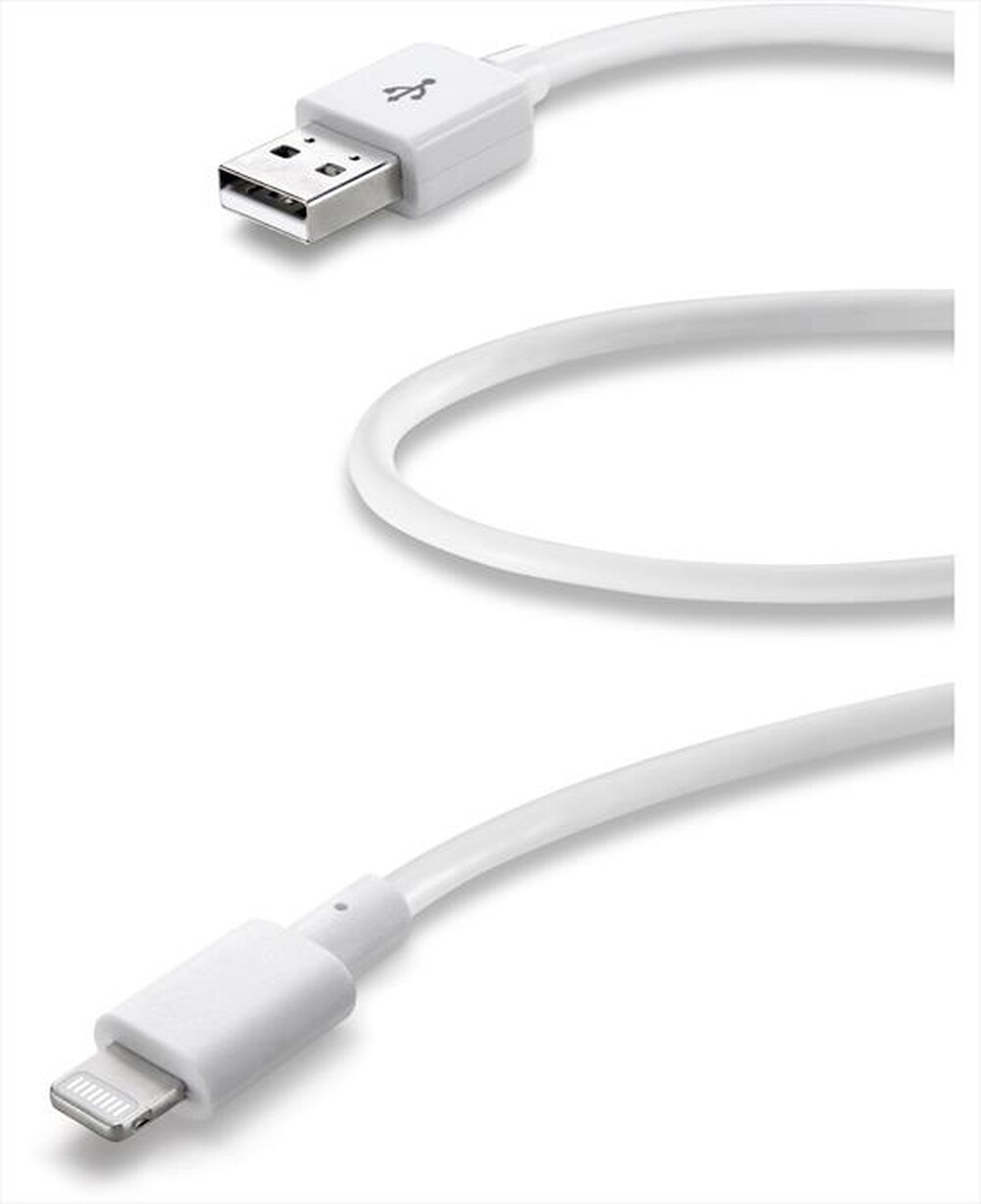 "CELLULARLINE - USBDATA06MFIIPHW Lightning Cavo USB da 60cm-Bianco"