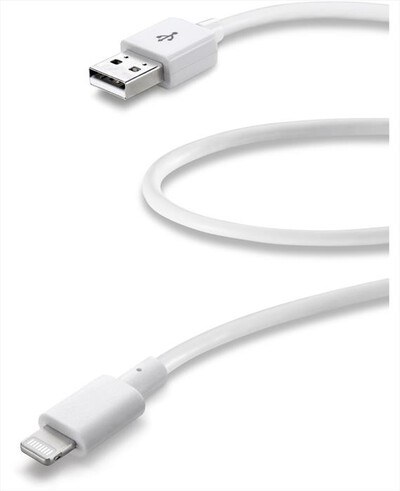 CELLULARLINE - USBDATA06MFIIPHW Lightning Cavo USB da 60cm-Bianco