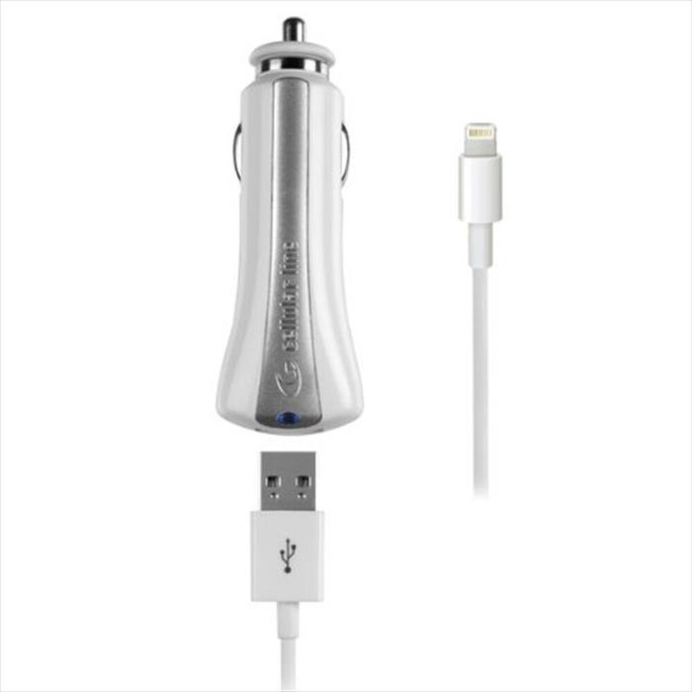 "CELLULARLINE - CBRUSBMFIIPH5W iPhone 5 Carica batteria da auto-Bianco"