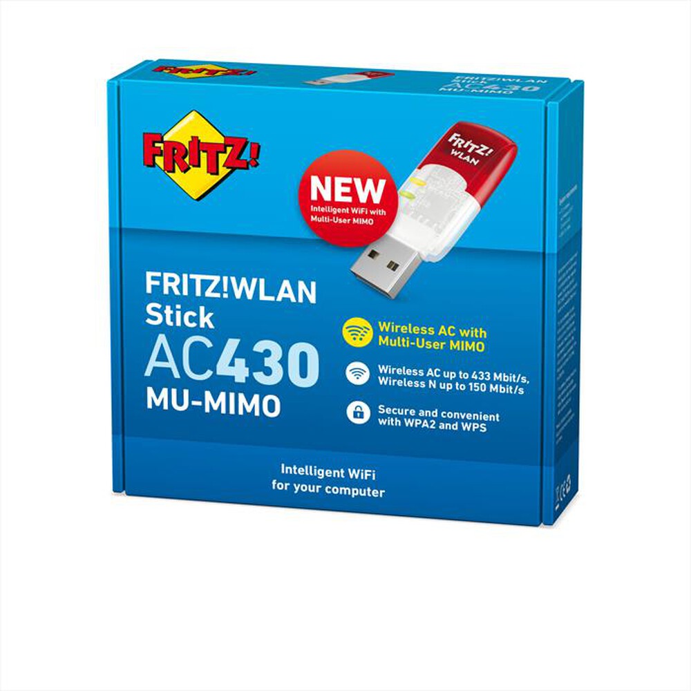 "FRITZ! - FRITZ!STICK AC430 MU-MIMO-Rosso/Bianco"