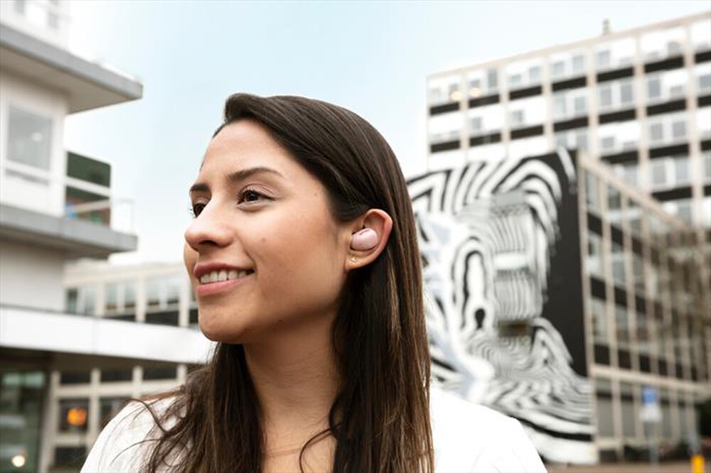 "TRUST - NIKA COMPACT BLUETH EARPHONES PINK-Pink"