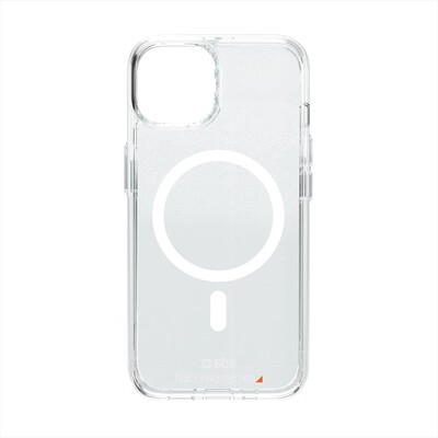 SBS - Cover Magsafe D3O TED3OMAGCOVIP1561 per iPhone 15-Trasparente