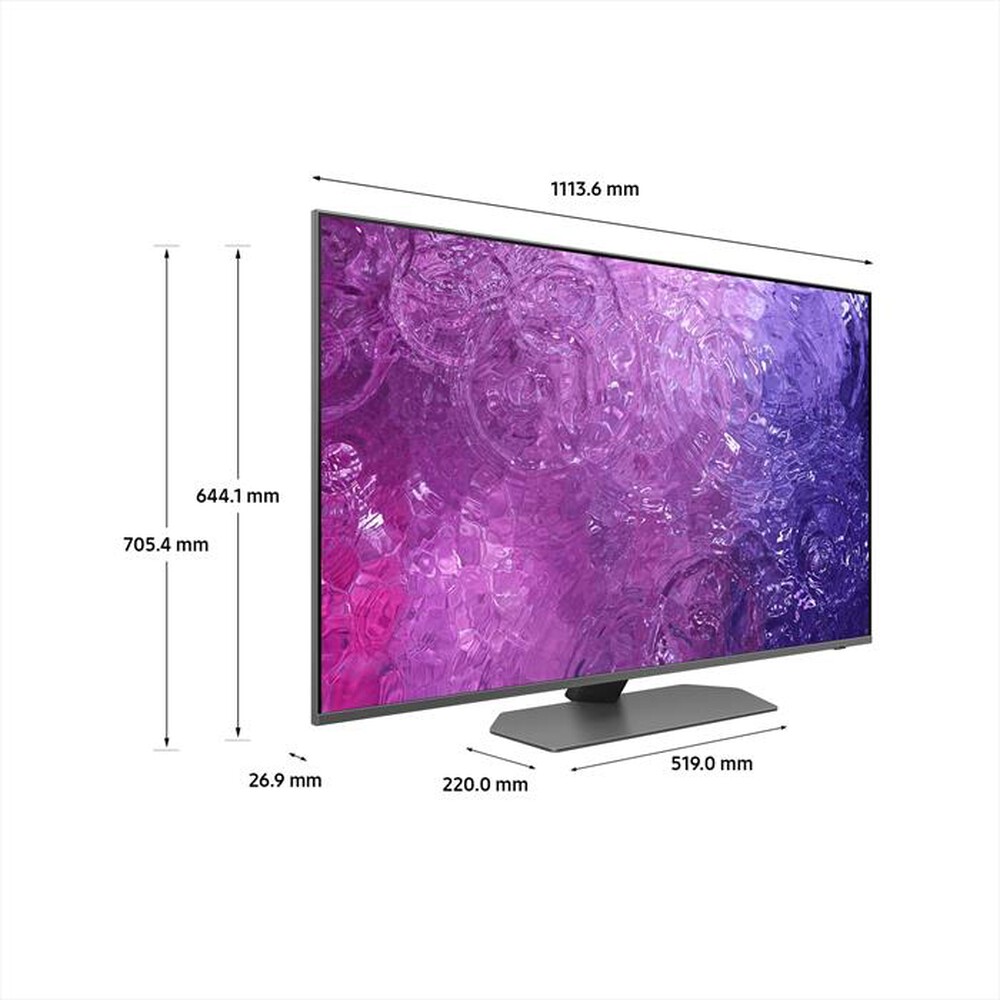 "SAMSUNG - Smart TV Q-LED UHD 4K 50\" QE50QN90C-CARBON SILVER"