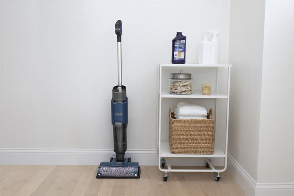"SHARK - ASPIRAPOLVERE E LAVAPAVIMENTI CON FILO HYDROVAC-Blu Navy"