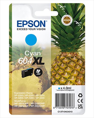 EPSON - Cartuccia INK SERIE ANANAS CIANO 604 XL-Ciano