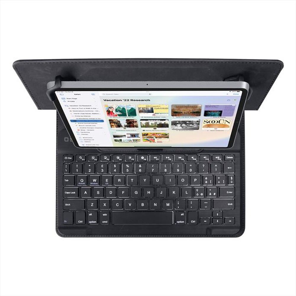 Immagine del prodotto SBS - Universal case + bt Keyboard TABOOKUNIKEYBOARDV-Nero