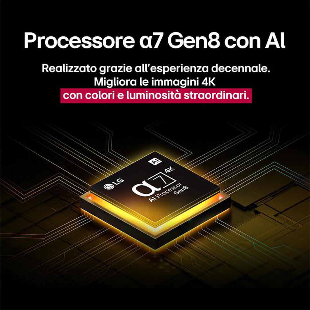 "LG - Smart TV TV QNED AI UHD 4K 43\" 43QNED80A6A-Nero"
