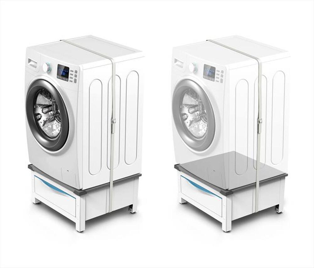 Immagine del prodotto MELICONI - BASE SPACE EXTRA-Struttura bianca, ripiano grig