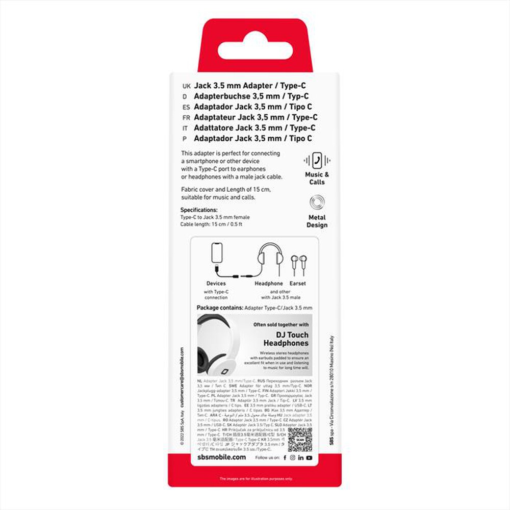 Immagine del prodotto SBS - TEADAPTJACKTYCK-Nero