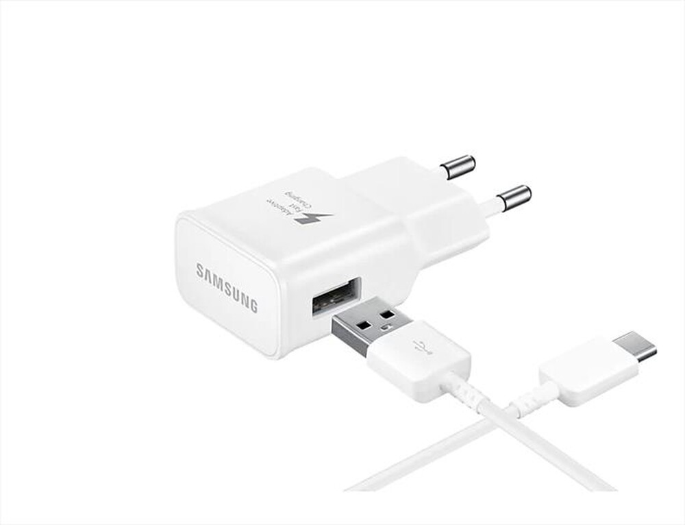 "SAMSUNG - EP-TA20EWEUGWW Caricabatterie da Viaggio-BIANCO"
