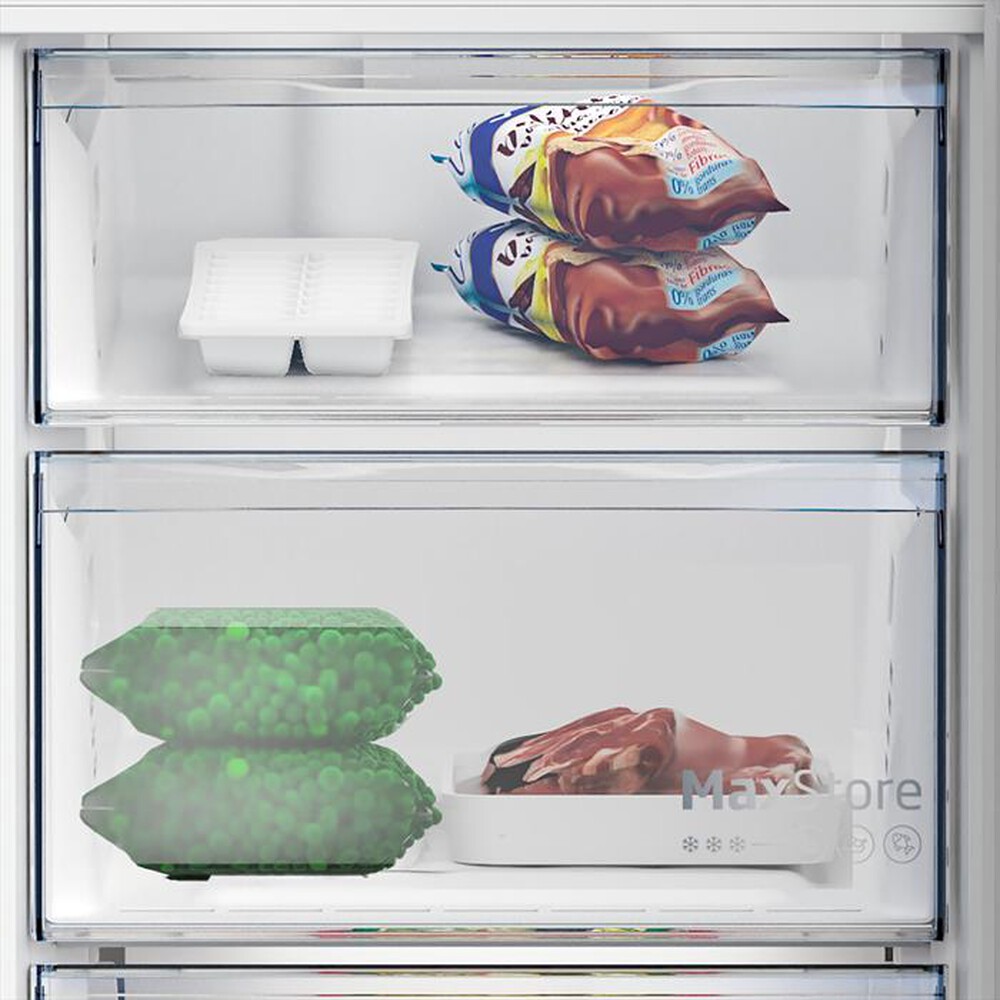"BEKO - Frigorifero combinato B3RCNE364HXB Classe E 316 lt-Metal Look"