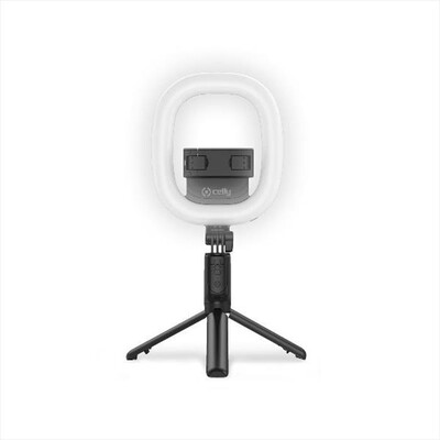 CELLY - ASTA SELFIE CON LUCE LED - CLICKRINGBTBK-nero