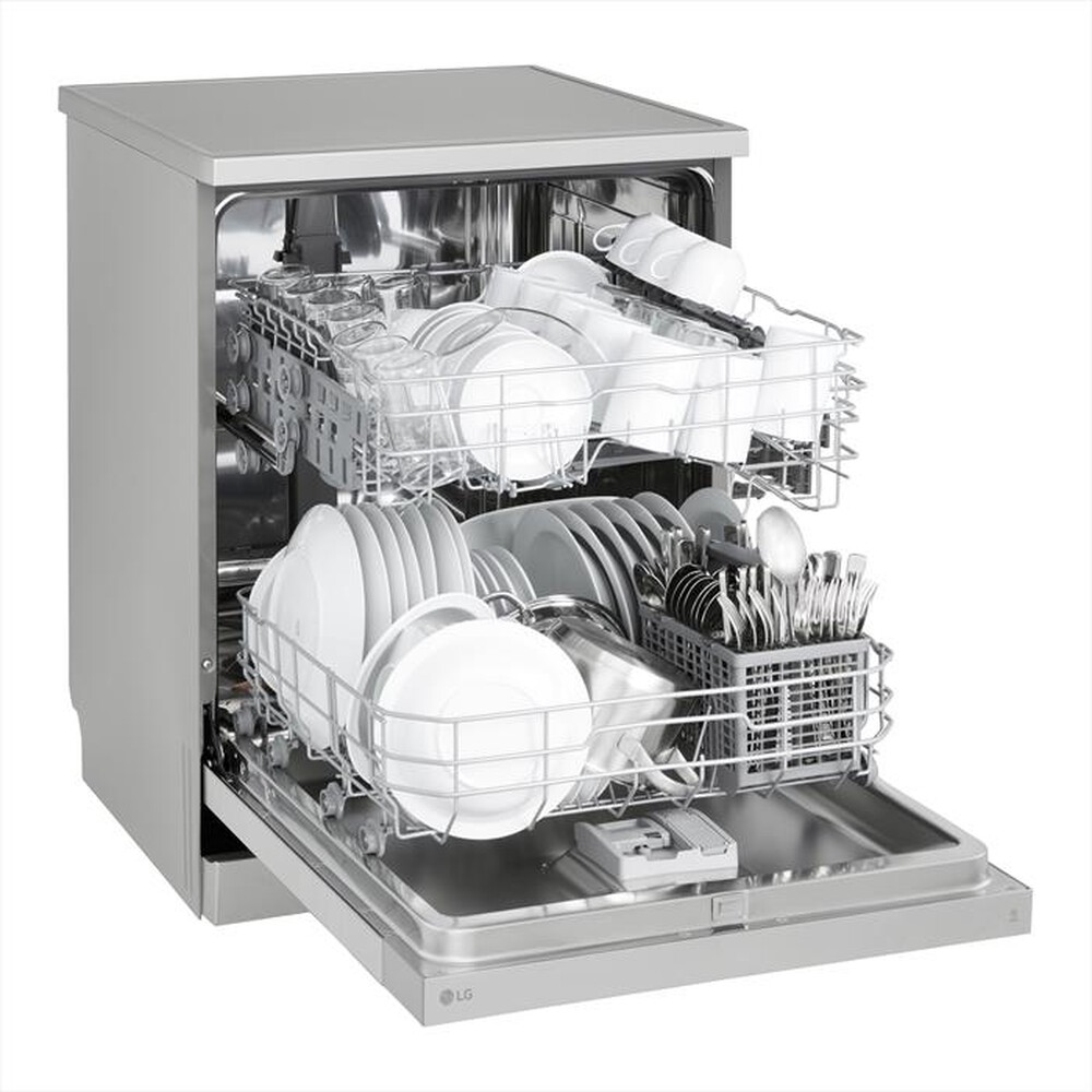 "LG - Lavastoviglie QUADWASH DF141FV Classe D 14 coperti-Prime Silver"