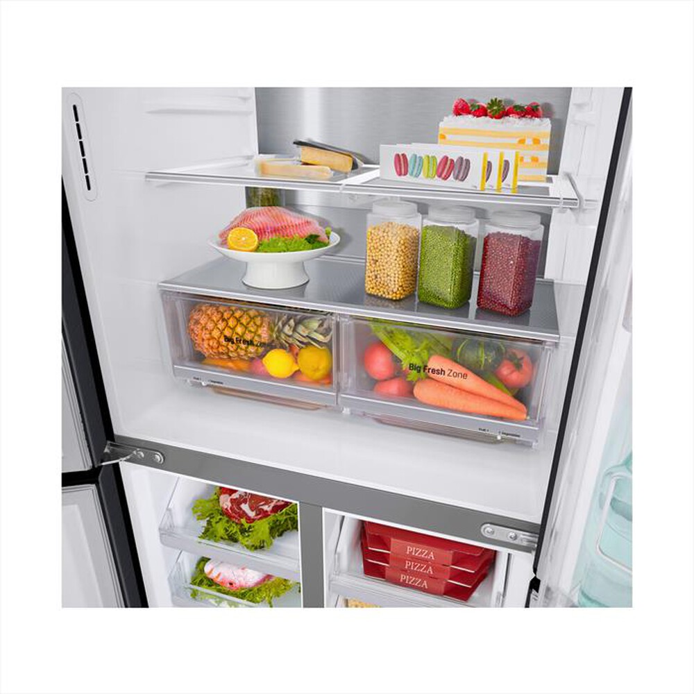 "LG - Frigorifero 4 Porte INSTAVIEW GMX844MC6F Classe F-Nero"