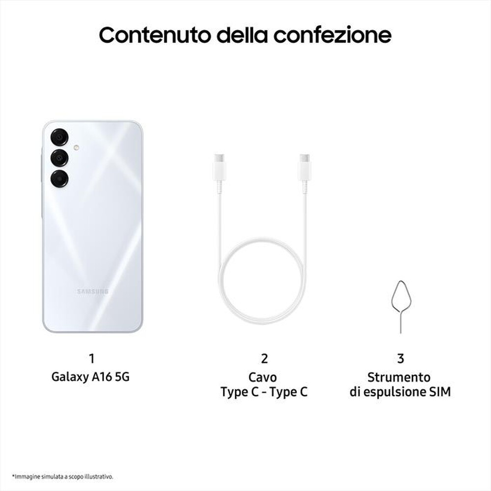 Immagine del prodotto TIM - SAMSUNG Galaxy A16 128GB-Light Gray
