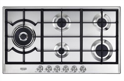 DE LONGHI - Piano cottura a gas NSL 590D X 90cm-Inox