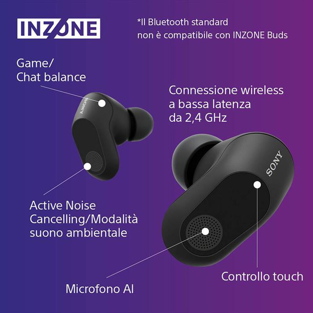Immagine del prodotto SONY - Cuffie Truly Wireless WFG700NB.CE7-Nero