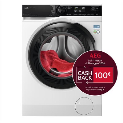 AEG - Lavatrice XLR7FH11YV 11KG Classe A 1400g/m-Bianco