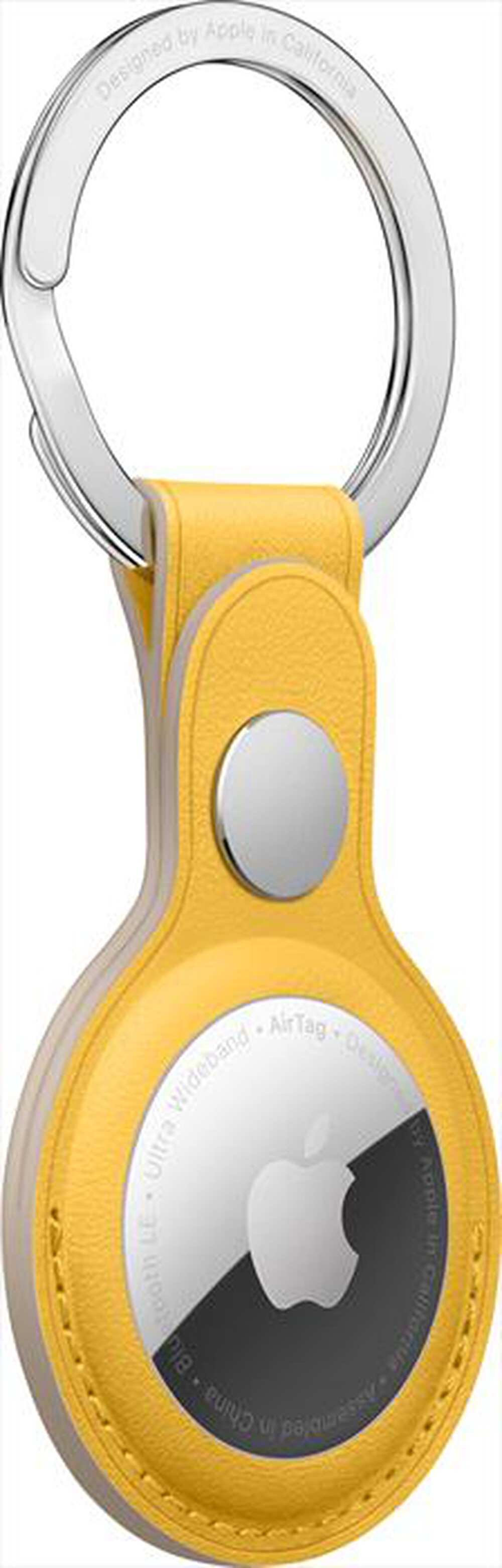 "APPLE - Portachiavi AirTag in pelle-Limone scuro"