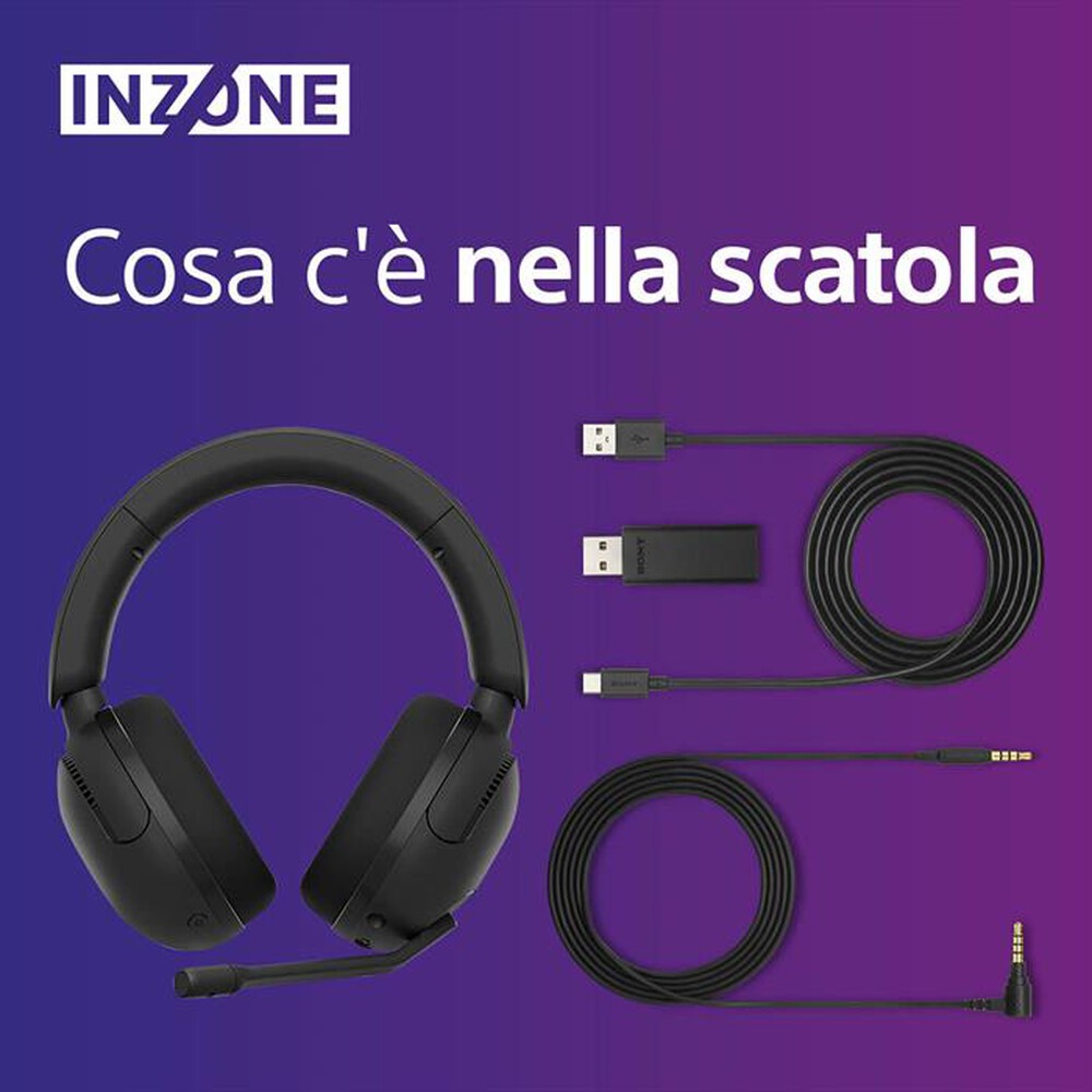 "SONY - Cuffie gaming wireless WHG500B.CE7-Nero"
