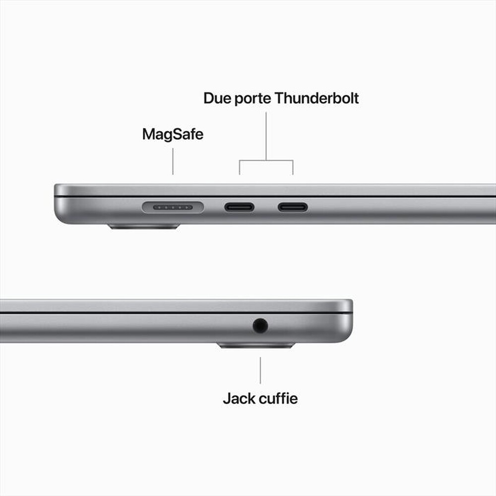 "APPLE - MacBook Air 15\" M2 8-core CPU 10-core GPU 256GB-Grigio Siderale"