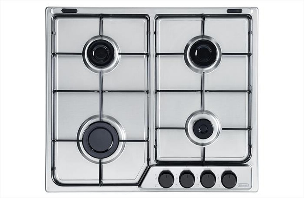 "DE LONGHI - Piano cottura a gas FFA 46 ASV 4 fuochi 58cm-Inox"