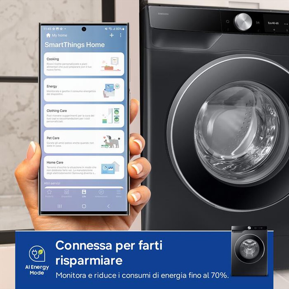 Immagine del prodotto SAMSUNG - Lavatrice WW10FG6U94LBU3 10Kg Classe A-Nero