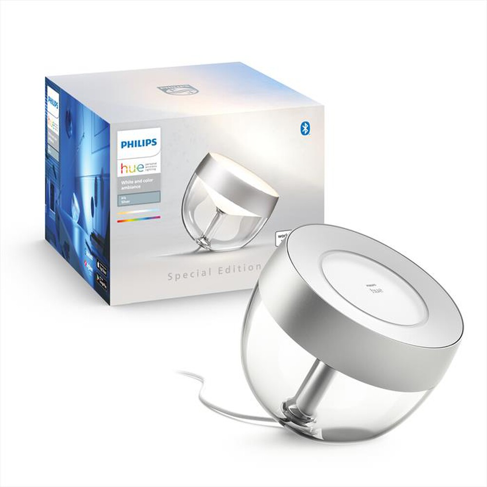 "PHILIPS - HUE IRIS LAMPADA DA TAVOLO ARGENTO-Multicolore"