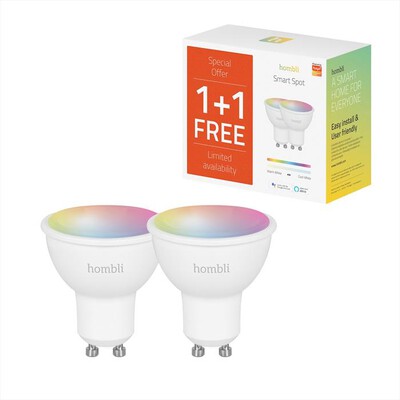 HOMBLI - Smart Spot CCT/RGB 5 W 1+1 Free