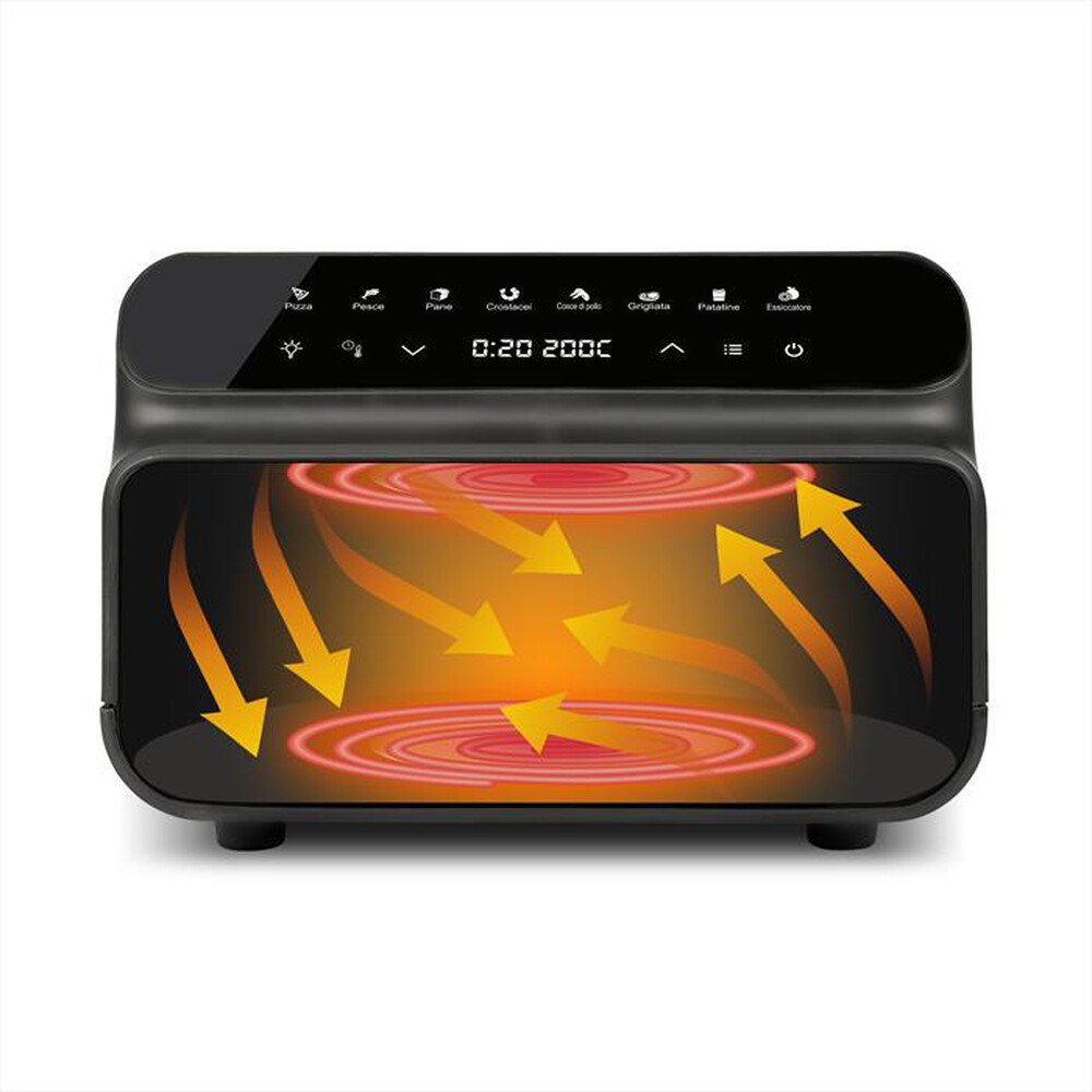 Immagine del prodotto G3FERRARI - Friggitrice ad aria G10181-Nero / Silver