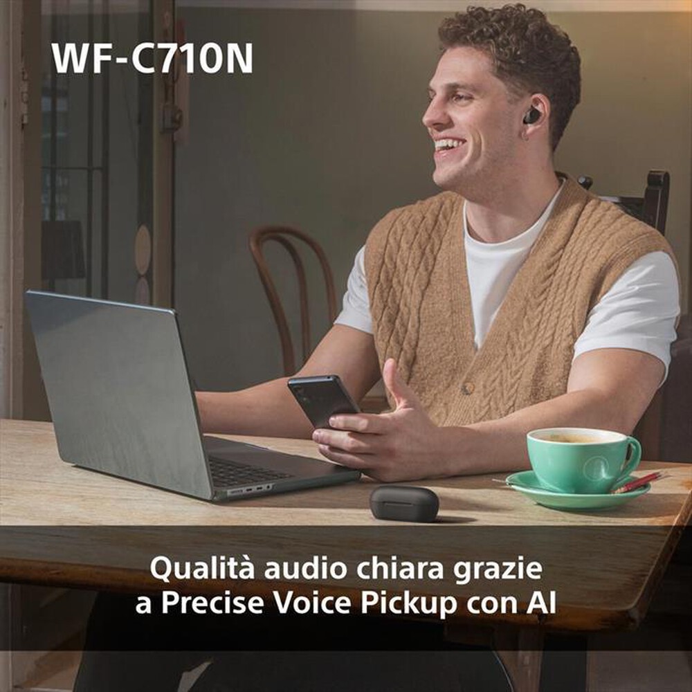 Immagine del prodotto SONY - Cuffie True Wireless WFC710NW.CE7-Bianco