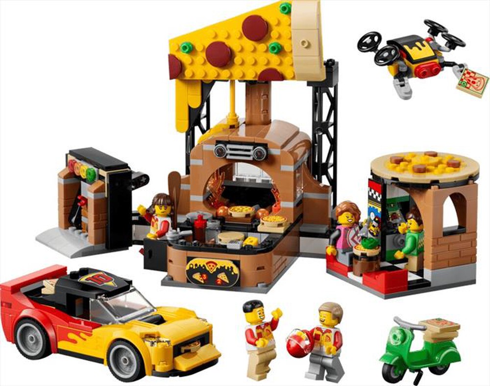 Immagine del prodotto LEGO - CITY Centro di consegna pizze con veicoli - 60496
