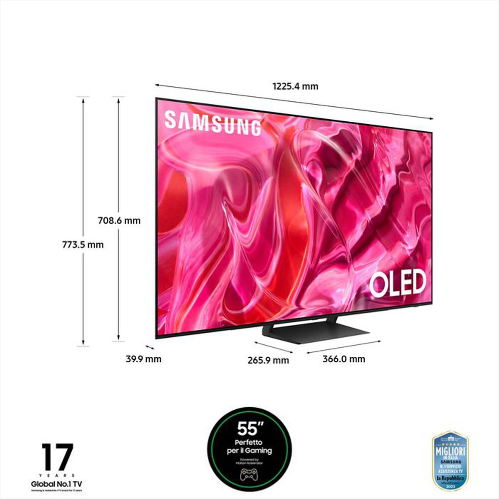 "SAMSUNG - Smart TV OLED UHD 4K 55\" QE55S90CATXZT-TITAN BLACK"