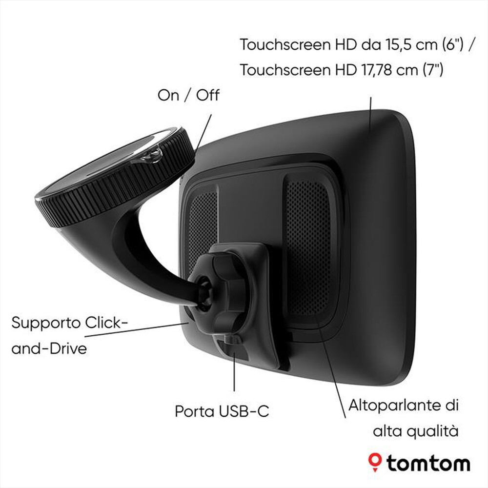 Immagine del prodotto TOM TOM - Navigatore portatile GO SUPERIOR 7"