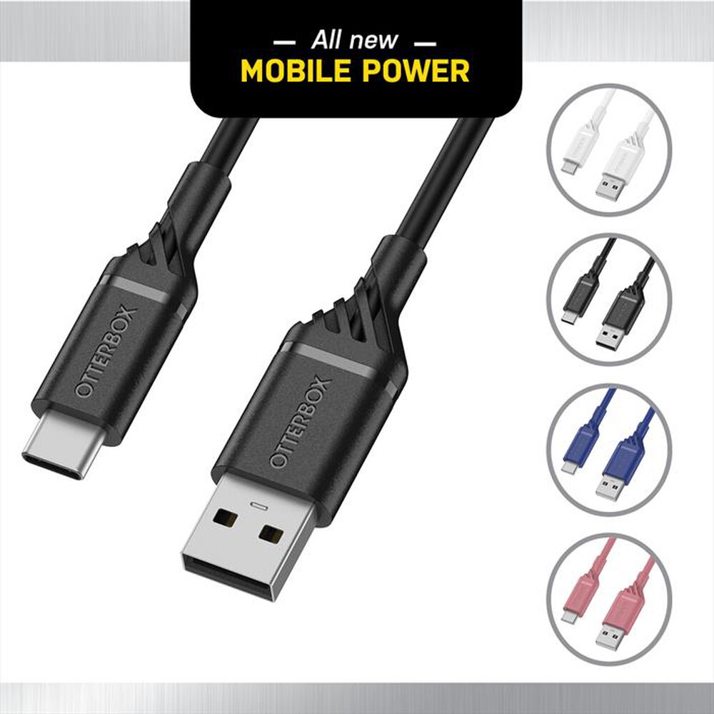 "OTTERBOX - CAVO USB-C A USB-C C 2M FAST CHARGE-BIANCO"