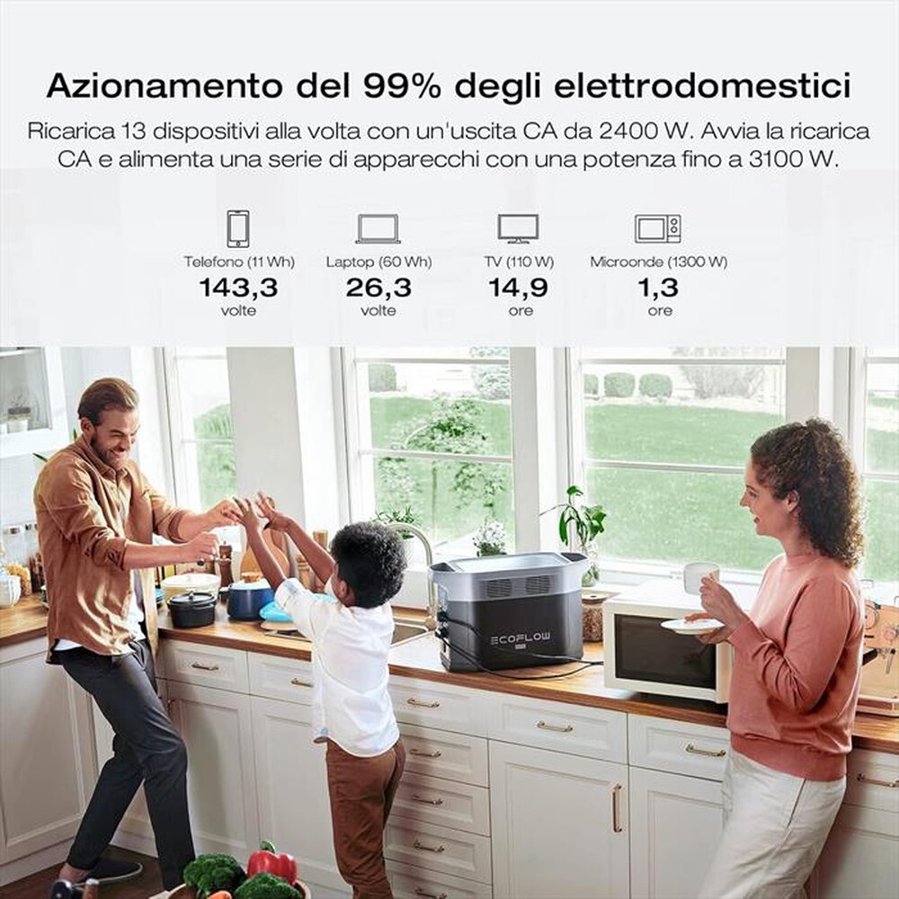 "ECOFLOW - DELTA 2 MAX EXTRA BATTERY-nero"