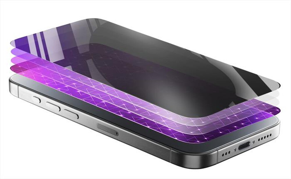 Immagine del prodotto CELLULARLINE - Vetro temperato con filtro privacy iPhone 16 Plus-Trasparente