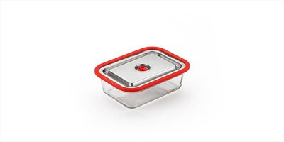 MAGIC VAC - TEGLIA "FREE" IN VETRO ACCIAIO 1250ML-TRASPARENTE